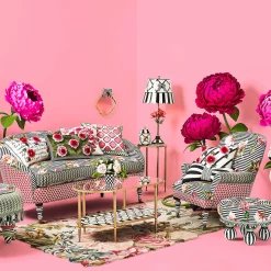 MacKenzie-Childs Pretty As A Bow Accent Table| Living Room