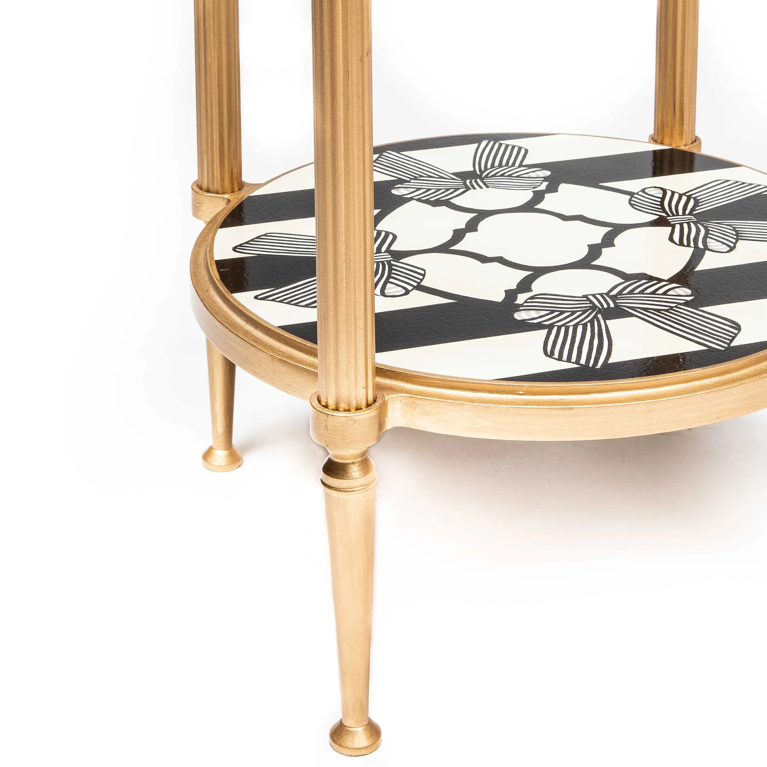 MacKenzie-Childs Pretty As A Bow Accent Table| Living Room