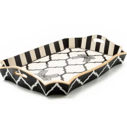 MacKenzie-Childs Pretty as a Bow Large Tray| Bar Entertaining|Serveware