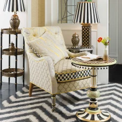 MacKenzie-Childs Quatrefoil Small Table Lamp| Room Accents|Lighting