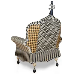 MacKenzie-Childs Queen Bee Courtyard Outdoor Wing Chair| Outdoor|Spring