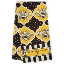 MacKenzie-Childs Queen Bee Dish Towel| Kitchen & Table Linens