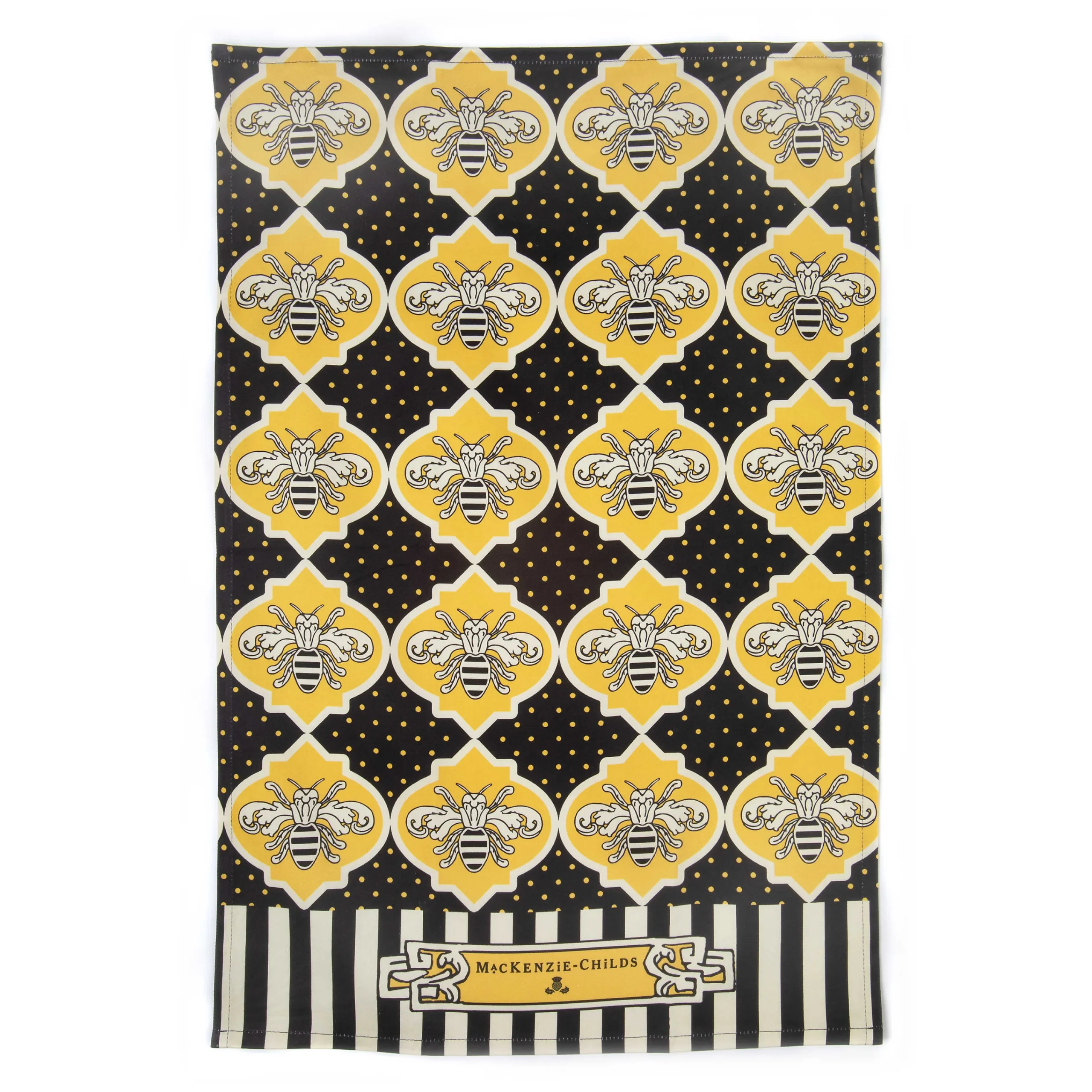 MacKenzie-Childs Queen Bee Dish Towel| Kitchen & Table Linens