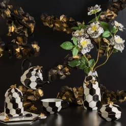 MacKenzie-Childs Queen Bee Honey Pot| Kitchen Storage & Organization|Serveware