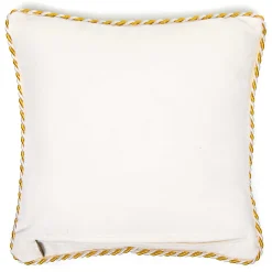 MacKenzie-Childs Queen Bee Ivory Throw Pillow| Spring|Pillows, Throws, & Cushions