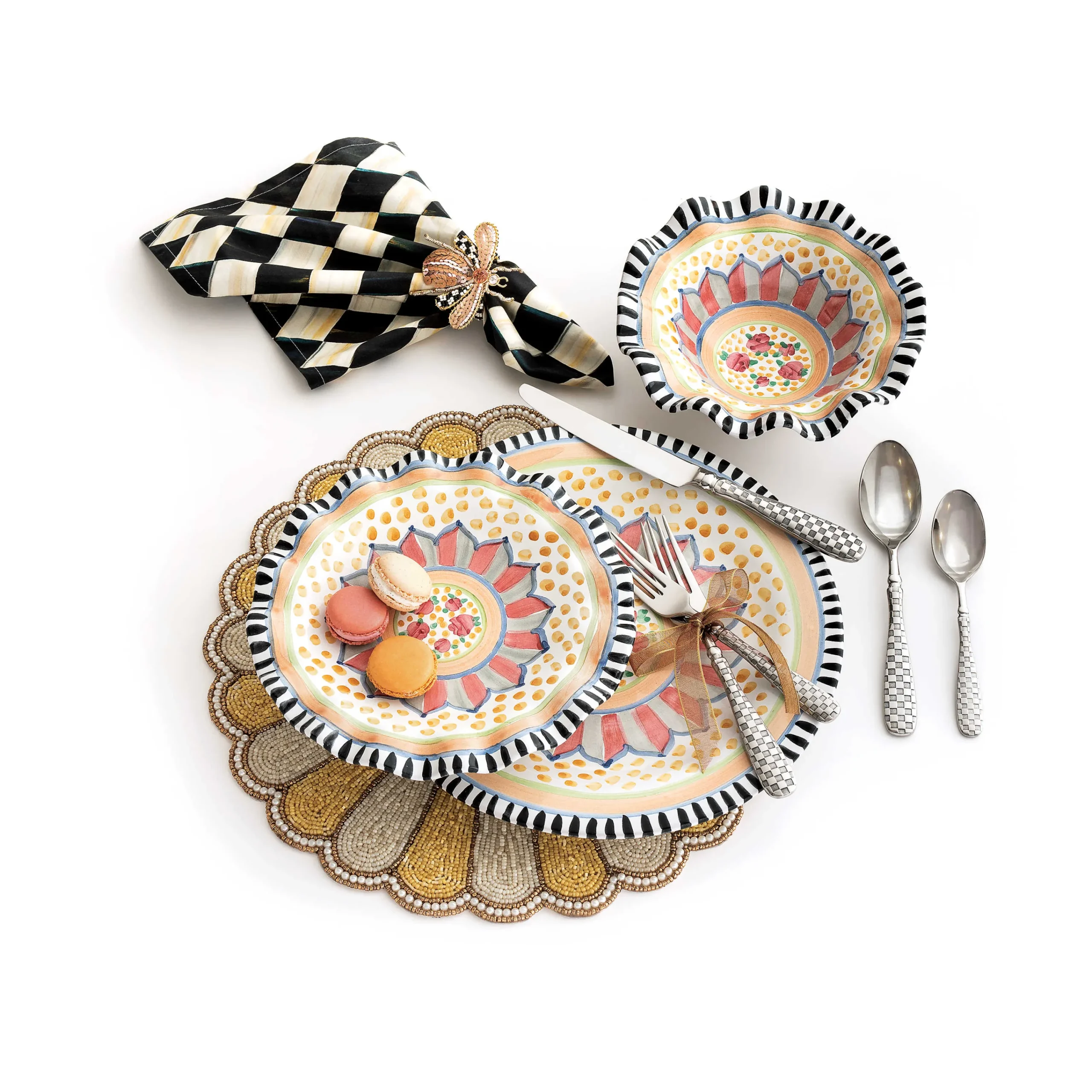 MacKenzie-Childs Queen Bee Napkin Ring| Kitchen & Table Linens