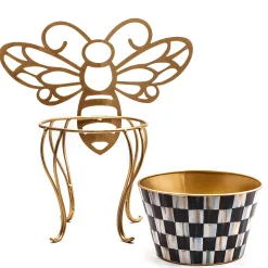 MacKenzie-Childs Queen Bee Plant Holder| Spring|Outdoor