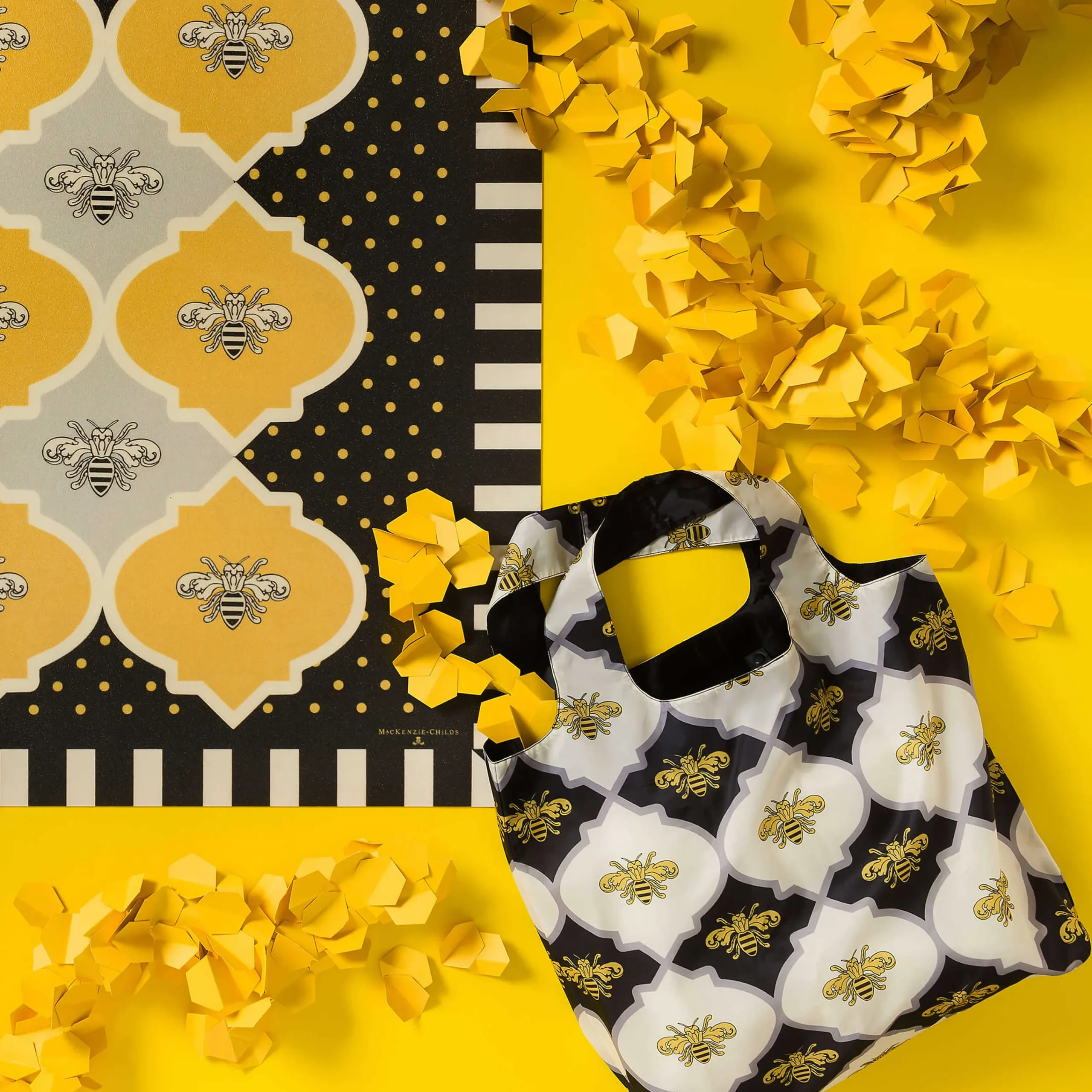 MacKenzie-Childs Queen Bee To Go Tote| Accessories