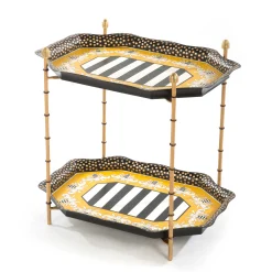 MacKenzie-Childs Queen Bee Tray Table| Room Accents|Bar Entertaining