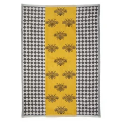 MacKenzie-Childs Queen Bee Woven Dish Towel| Kitchen & Table Linens