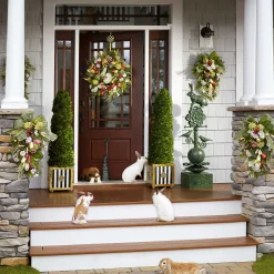 MacKenzie-Childs Rabbit Garden Totem| Easter|Spring