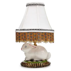MacKenzie-Childs Rabbit Warren Ceramic Table Lamp| Easter|Spring