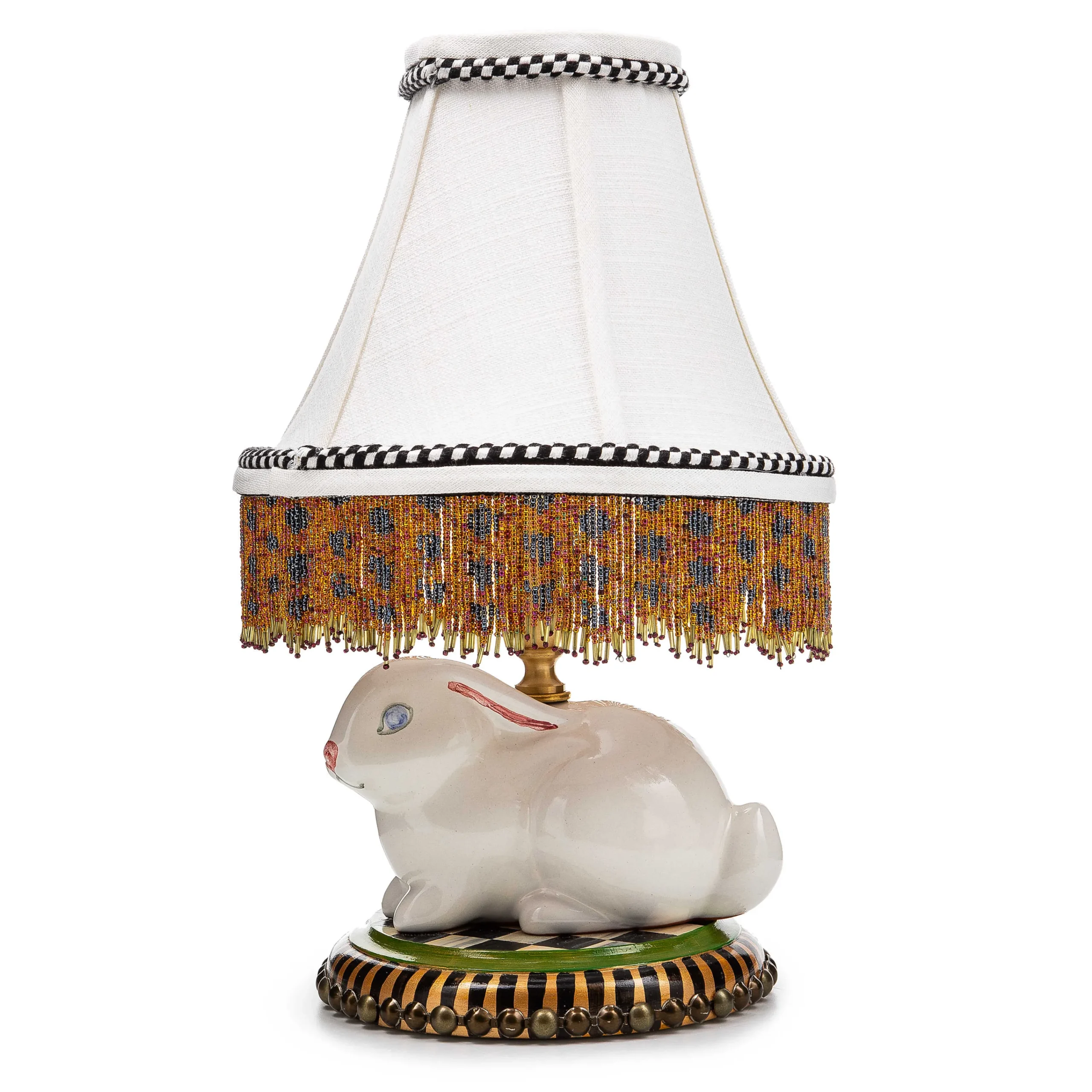 MacKenzie-Childs Rabbit Warren Ceramic Table Lamp| Easter|Spring