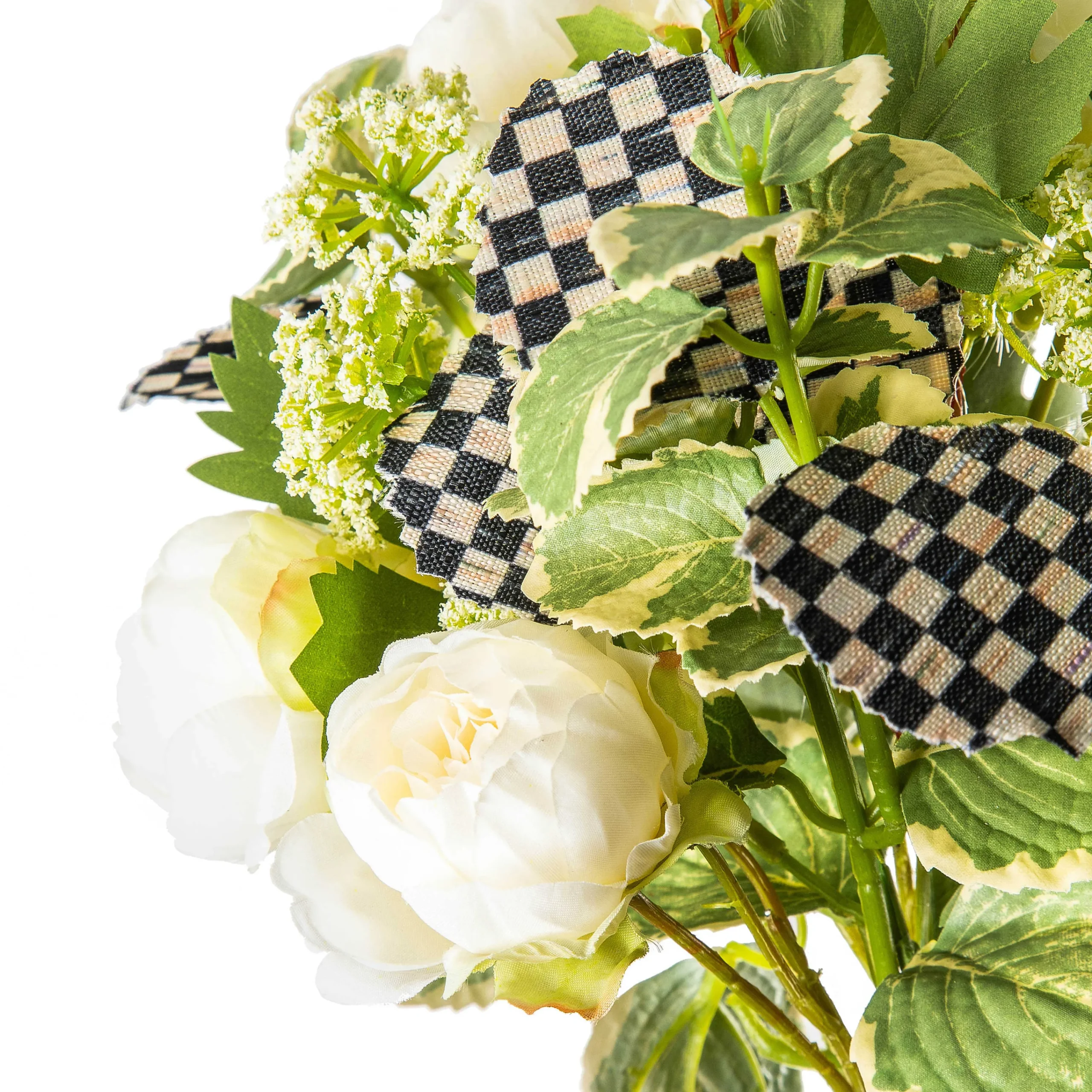 MacKenzie-Childs Ranunculus White Bouquet| Spring|Greenery & Florals
