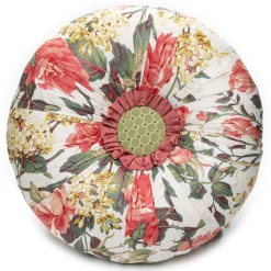 MacKenzie-Childs Really Rosy Tuffet| Living Room