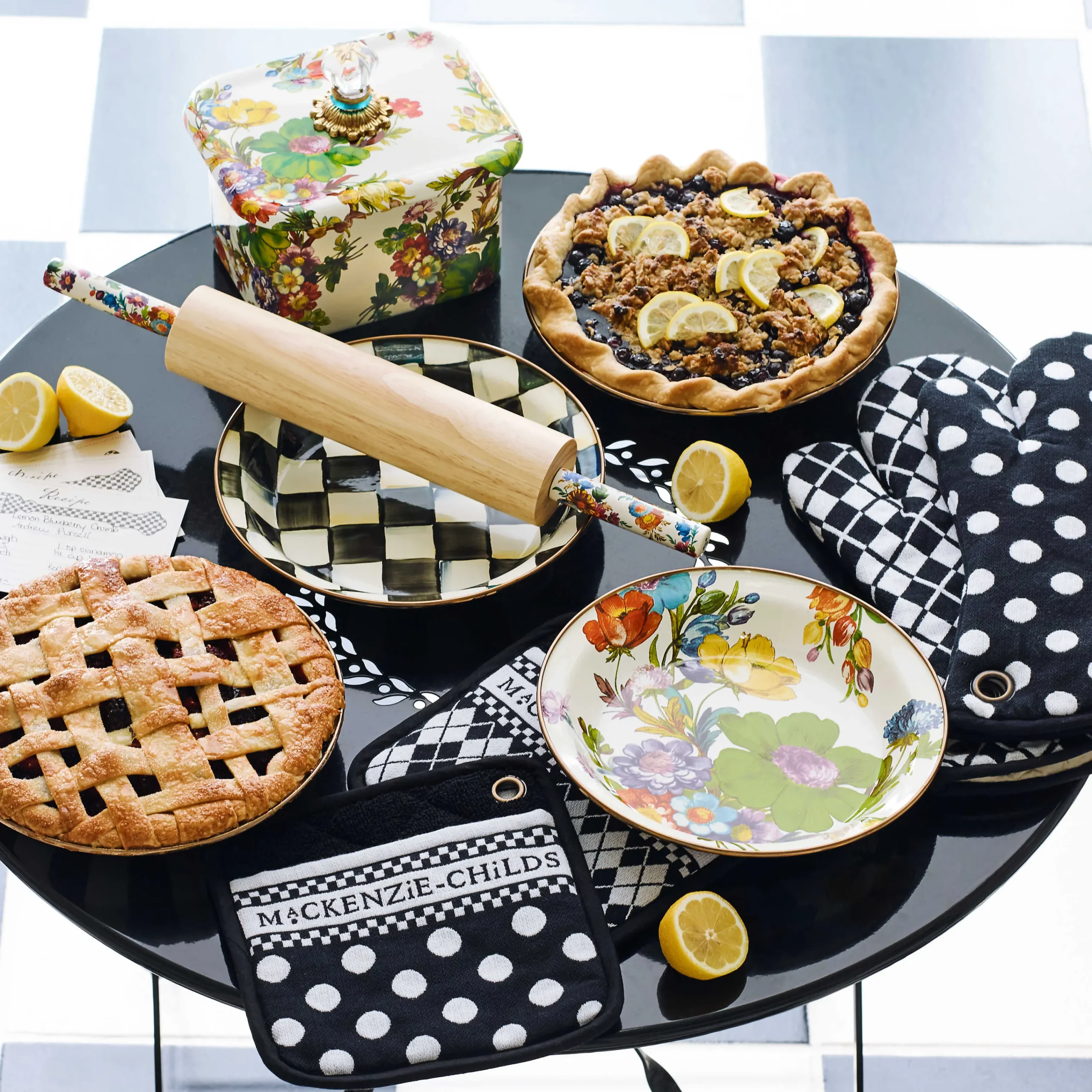 MacKenzie-Childs Recipe Cards| Kitchen Storage & Organization