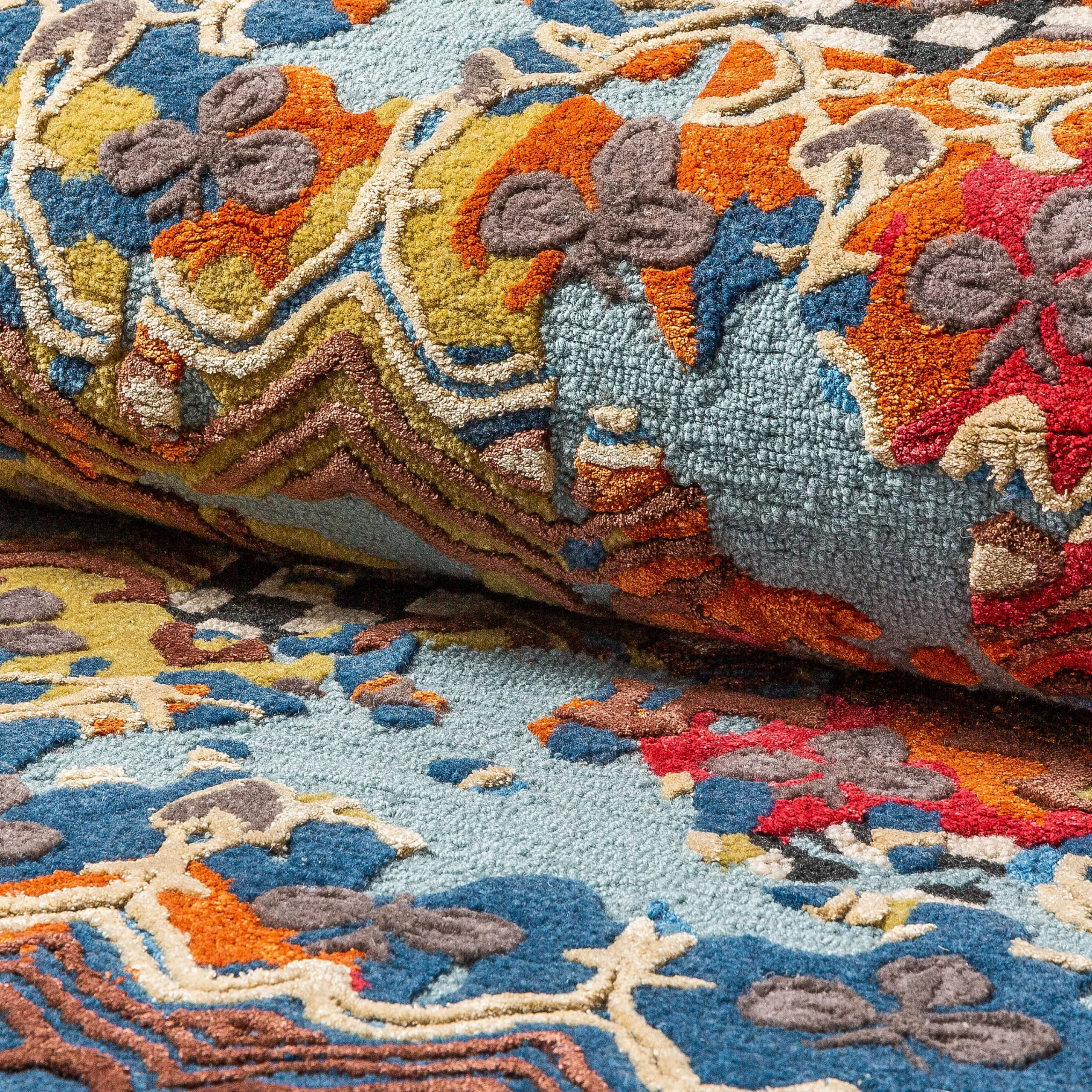 MacKenzie-Childs Relativity 6' Round Rug| Rugs