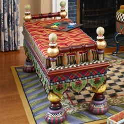 MacKenzie-Childs Ridiculous Bench| Entryway Furniture|Living Room