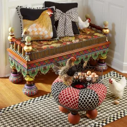 MacKenzie-Childs Ridiculous Bench| Entryway Furniture|Living Room