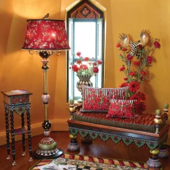 MacKenzie-Childs Ridiculous Bench| Entryway Furniture|Living Room