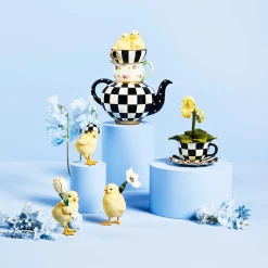 MacKenzie-Childs Rose Garden Chicks, Set of 3| Easter|Spring