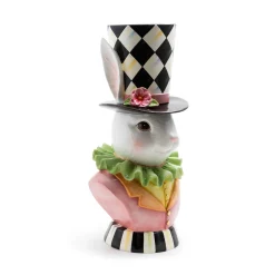 MacKenzie-Childs Rose Rabbit Planter| Easter|Spring