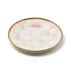 MacKenzie-Childs Rosy Check Appetizer Plates, Set of 4| Kitchen & Dining Sets|Fall Entertaining