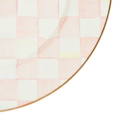 MacKenzie-Childs Rosy Check Charger/Plate| Easter|Spring