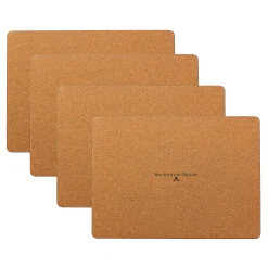 MacKenzie-Childs Rosy Check Cork Back Placemats, Set of 4| Fall Entertaining|Kitchen & Table Linens