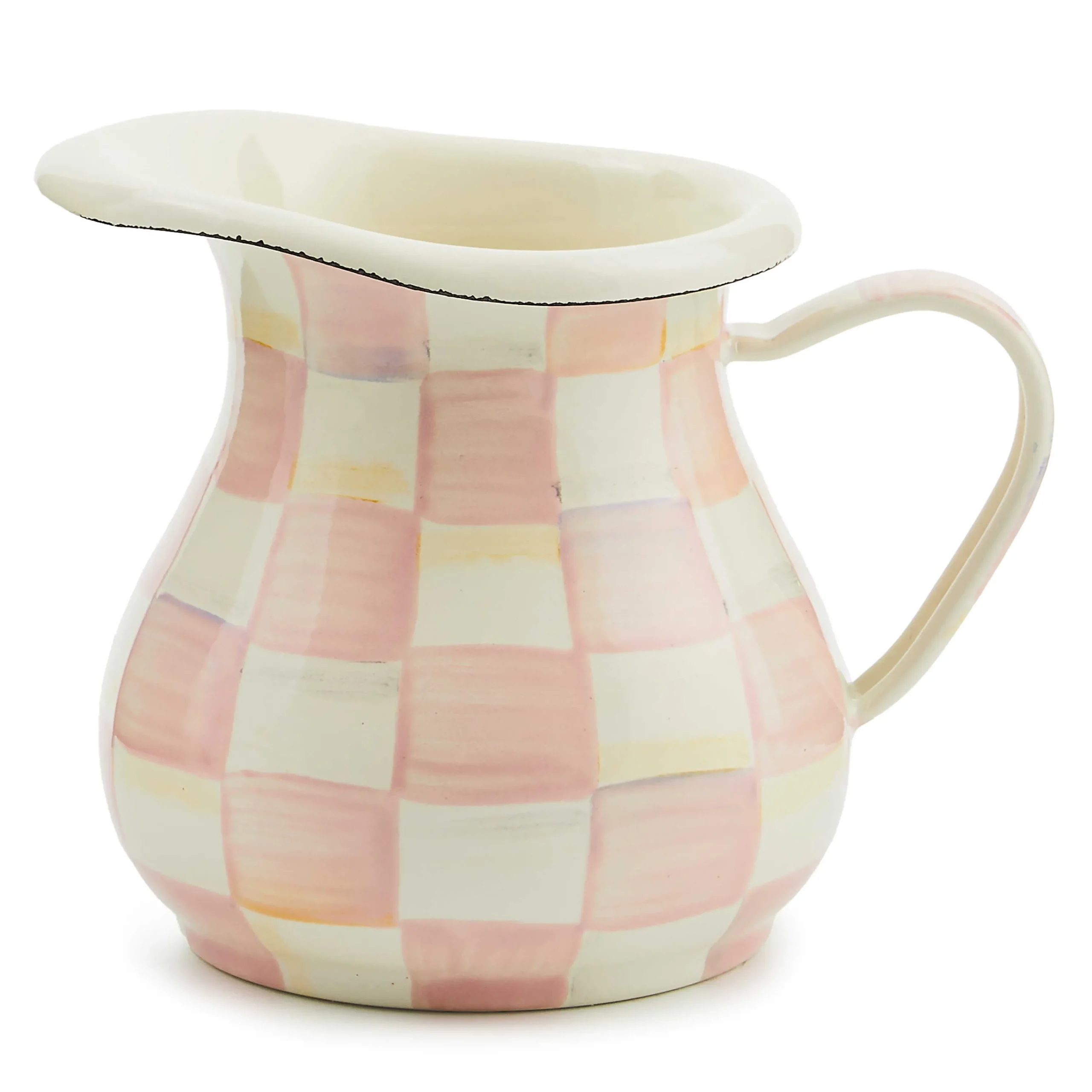 MacKenzie-Childs Rosy Check Creamer| Easter|Spring