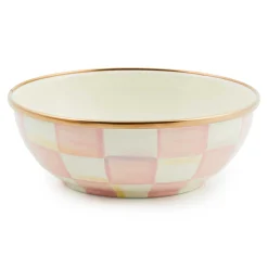 MacKenzie-Childs Rosy Check Everyday Bowl| Easter|Spring