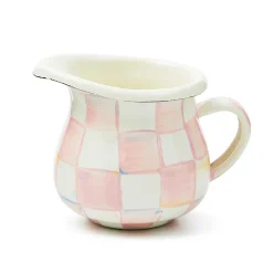 MacKenzie-Childs Rosy Check Little Creamer| The Coffee Shop|Fall Entertaining