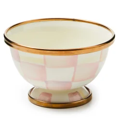 MacKenzie-Childs Rosy Check Little Sugar Bowl| Fall Entertaining|The Coffee Shop