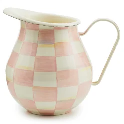 MacKenzie-Childs Rosy Check Pitcher| Easter|Spring