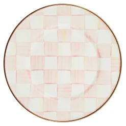 MacKenzie-Childs Rosy Check Salad/Dessert Plate| Easter|Spring