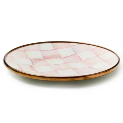 MacKenzie-Childs Rosy Check Saucer| The Coffee Shop|Fall Entertaining