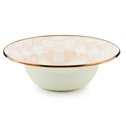 MacKenzie-Childs Rosy Check Serving Bowl| Easter|Spring