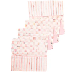 MacKenzie-Childs Rosy Check Table Runner| Fall Entertaining|Kitchen & Table Linens