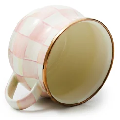 MacKenzie-Childs Rosy Check Teacup| The Coffee Shop|Fall Entertaining