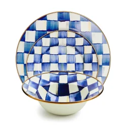 MacKenzie-Childs Royal Check 3 Piece Place Setting| Kitchen & Dining Sets|Dinnerware & Flatware