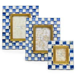 MacKenzie-Childs Royal Check 4 x 6 Frame| Room Accents