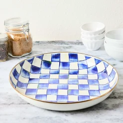 MacKenzie-Childs Royal Check Abundant Bowl| Serveware