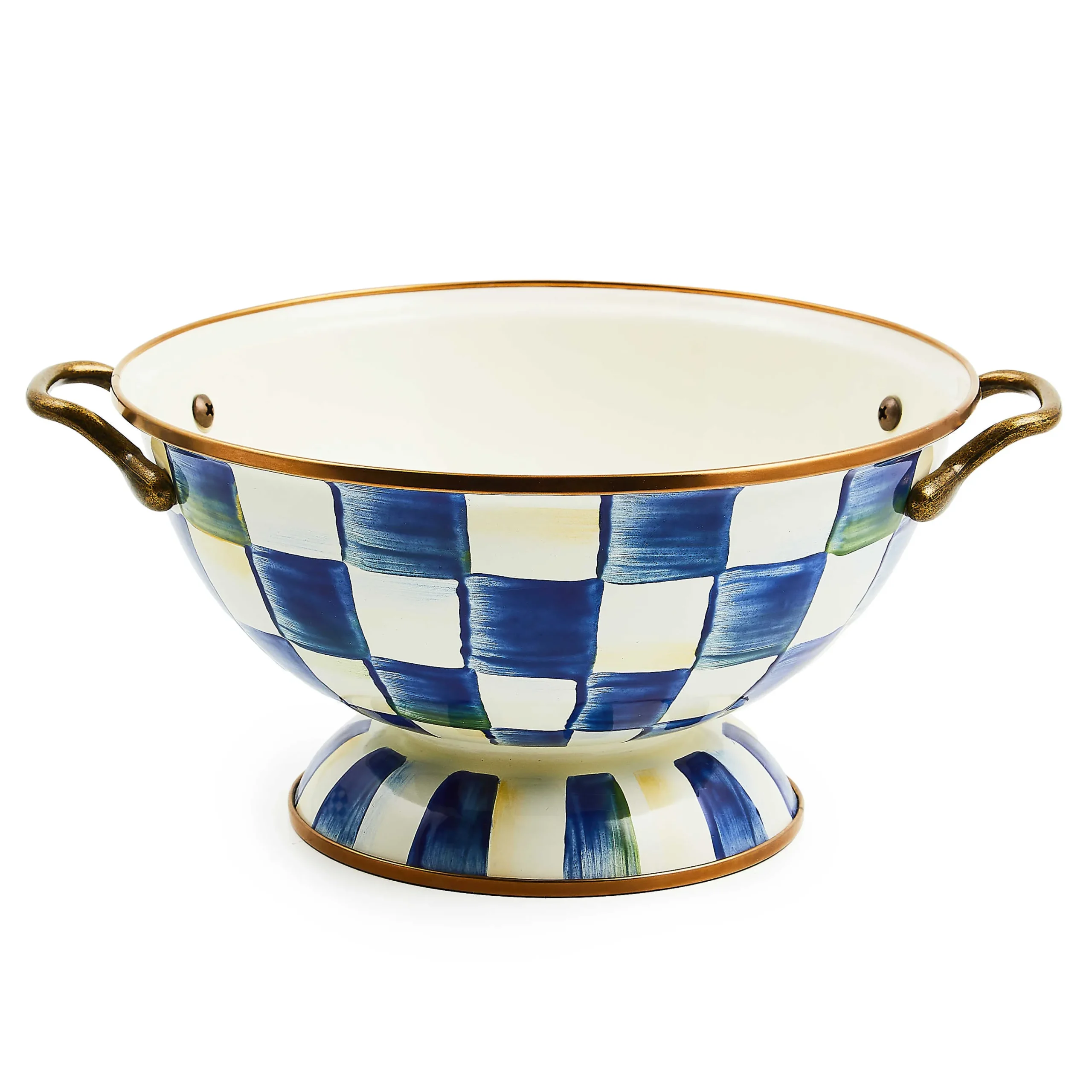 MacKenzie-Childs Royal Check Almost Everything Bowl| Serveware