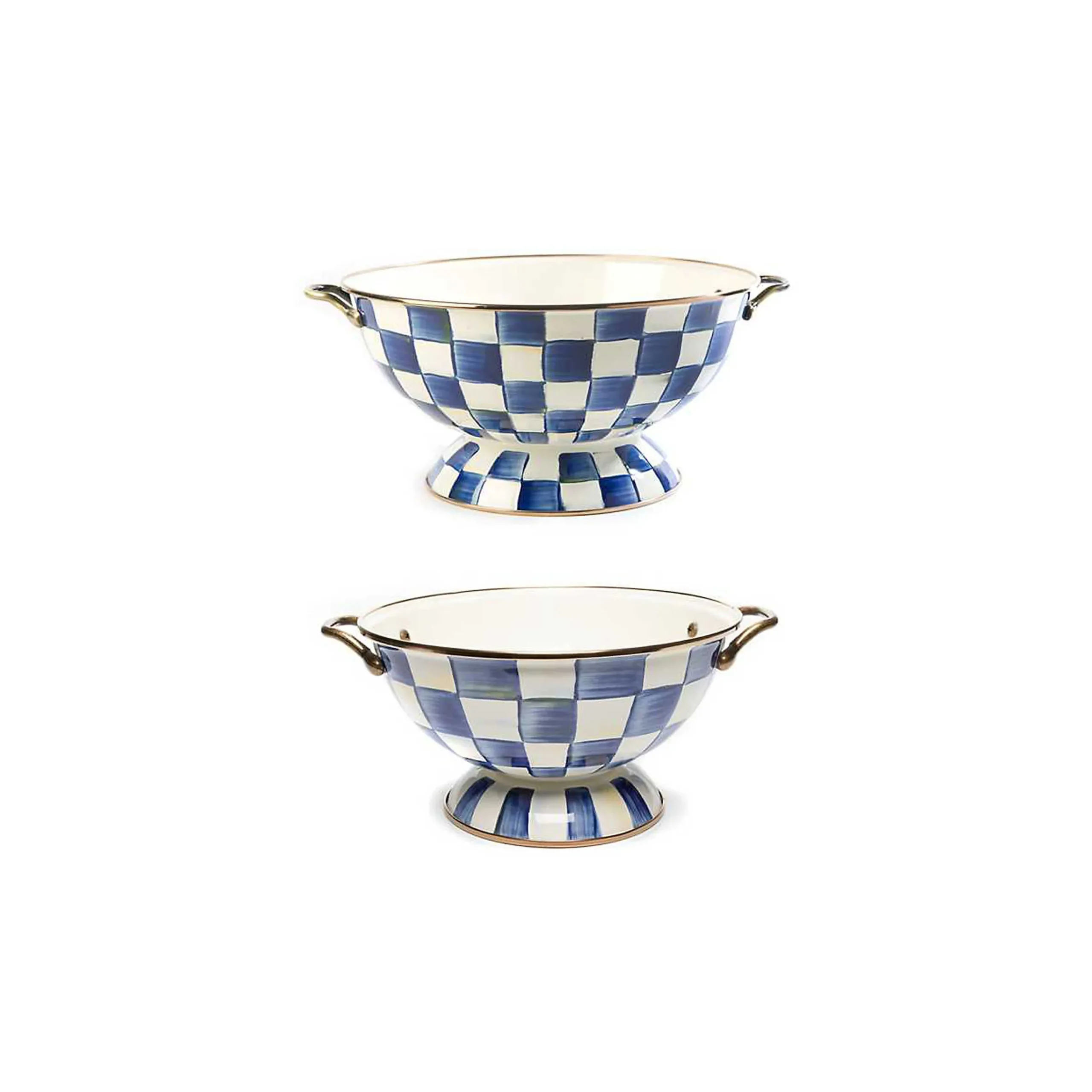 MacKenzie-Childs Royal Check Almost Everything Bowls, Set of 2| Kitchen & Dining Sets|Serveware