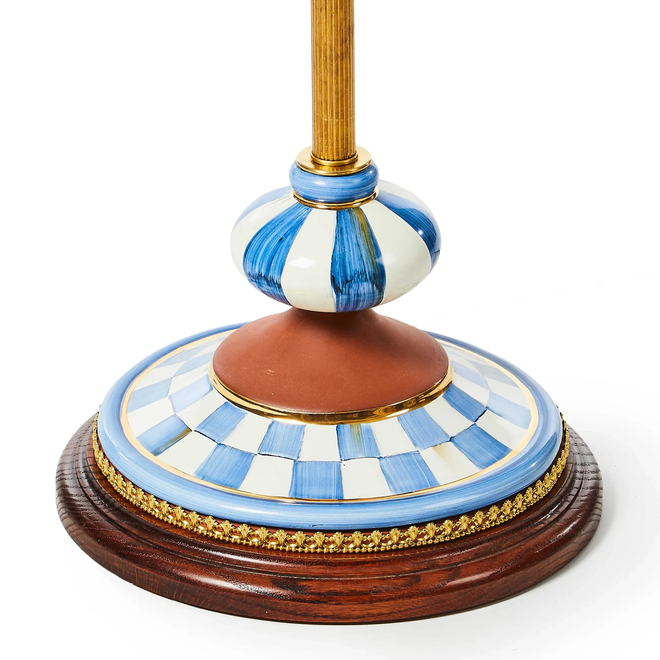 MacKenzie-Childs Royal Check Atelier Floor Lamp| Lighting