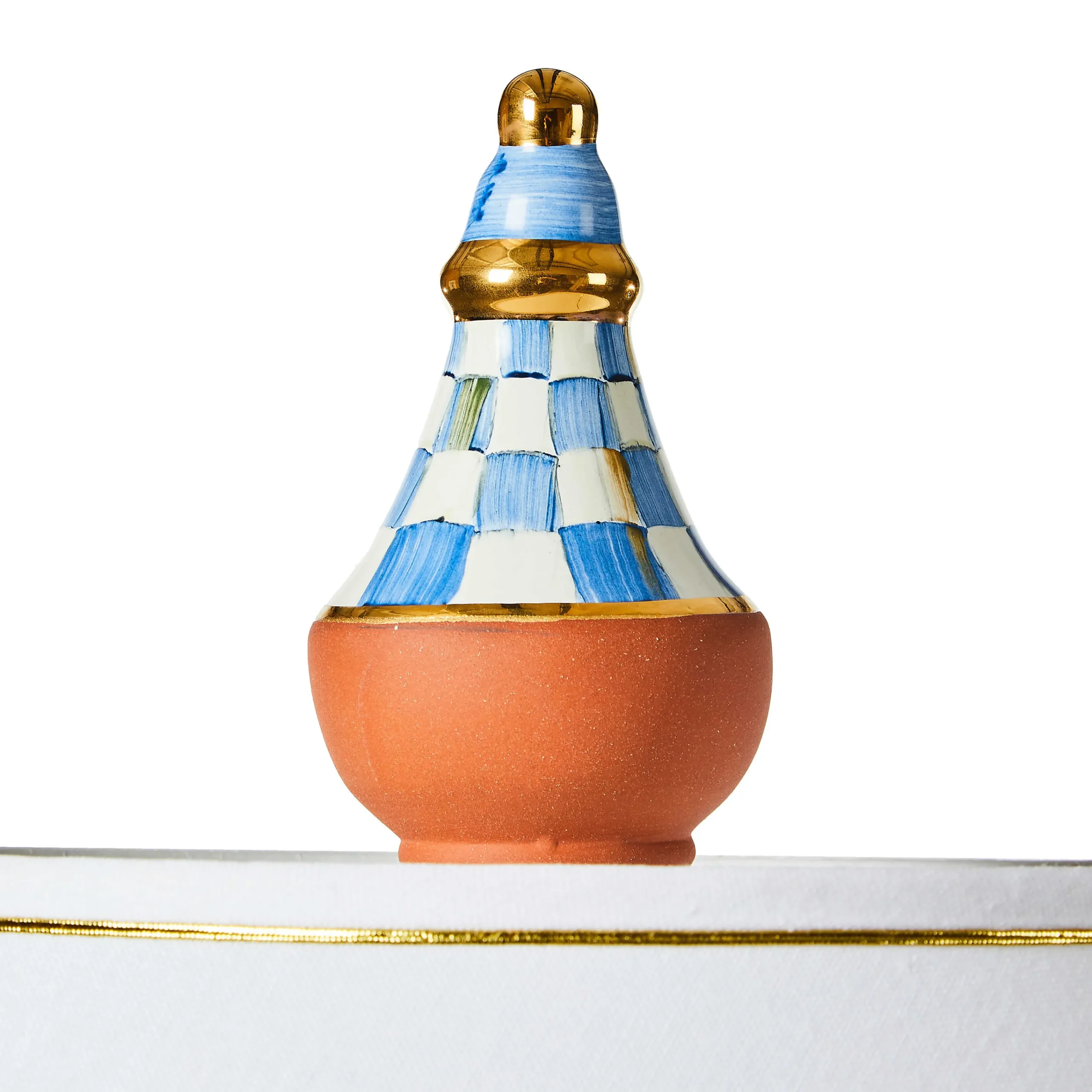 MacKenzie-Childs Royal Check Atelier Floor Lamp| Lighting