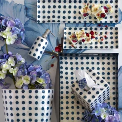 MacKenzie-Childs Royal Check Blue Hydrangea| Spring|Greenery & Florals