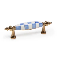 MacKenzie-Childs Royal Check Brass Drawer Pull| Finishing Touches|Room Accents