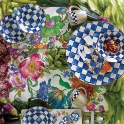 MacKenzie-Childs Royal Check Breakfast Bowl| Dinnerware & Flatware