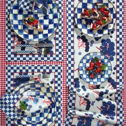 MacKenzie-Childs Royal Check Charger/Plate| Dinnerware & Flatware